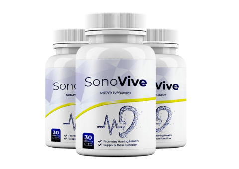 SonoVive: Supports Ear Wellness and Cognitive Focus